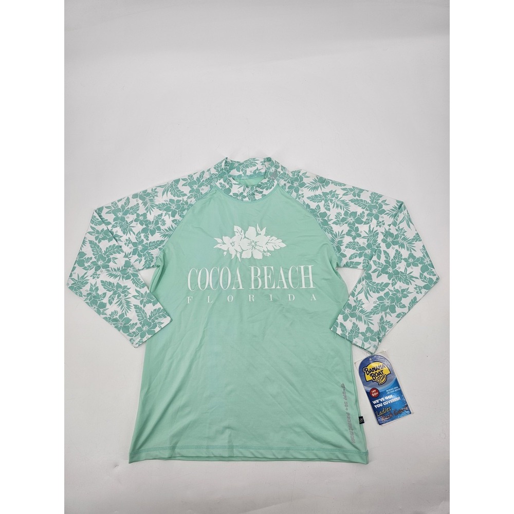 NWT Banana Boat UPF 50+ Protection BB254 Top Long Sleeve Women's‎ Sz Small